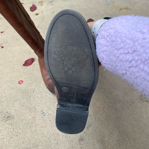 Vince Camuto Kadia Knee High Riding Boots Womens Size 7M Brown Leather Zip - Picture 6 of 6